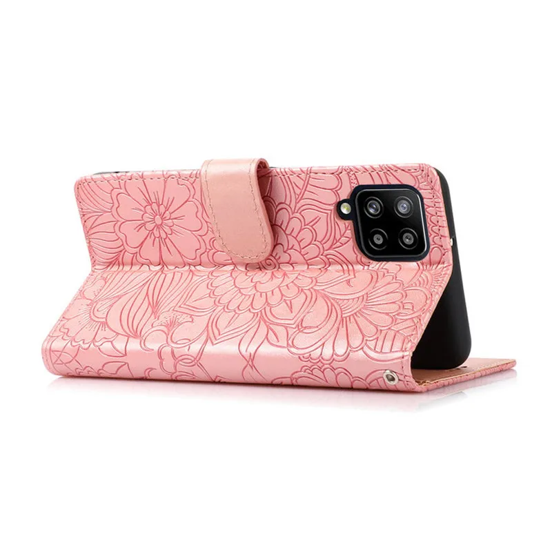 

For Samsung Galaxy M42 5G 2021 Flip Leather Wallet Case Samsung M42 M 42 Luxury Emboss Card Slot Case for Galaxy M42 Cover