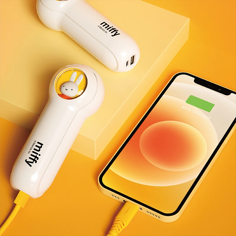 Мини-вентилятор Miffy портативный складной с USB-зарядкой | Мобильные телефоны и