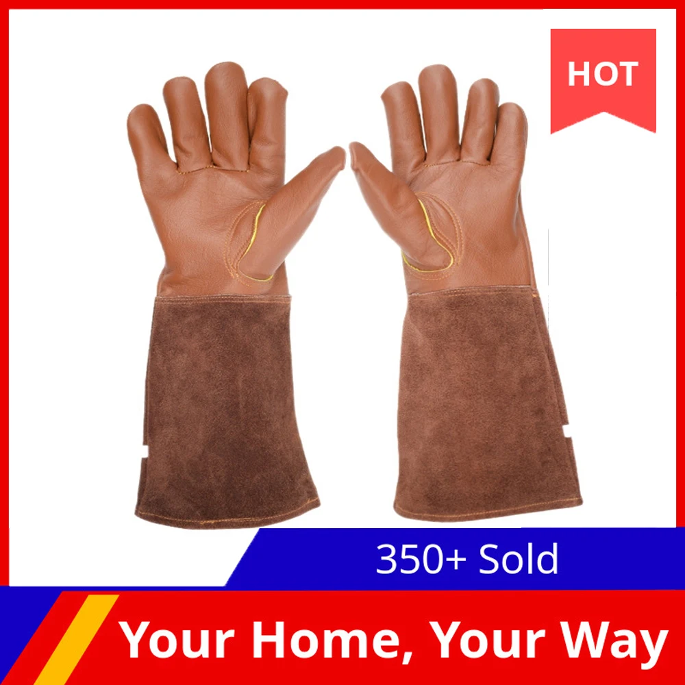 Перчатки для обрезки роз Для мужчин и женщин Экстра длинные брюки девочек