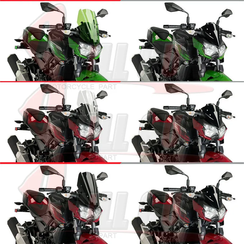 Дефлектор ветрового стекла для Кавасаки Z250 Z400 2019 2020 2021 Z 250 400 | Автомобили и