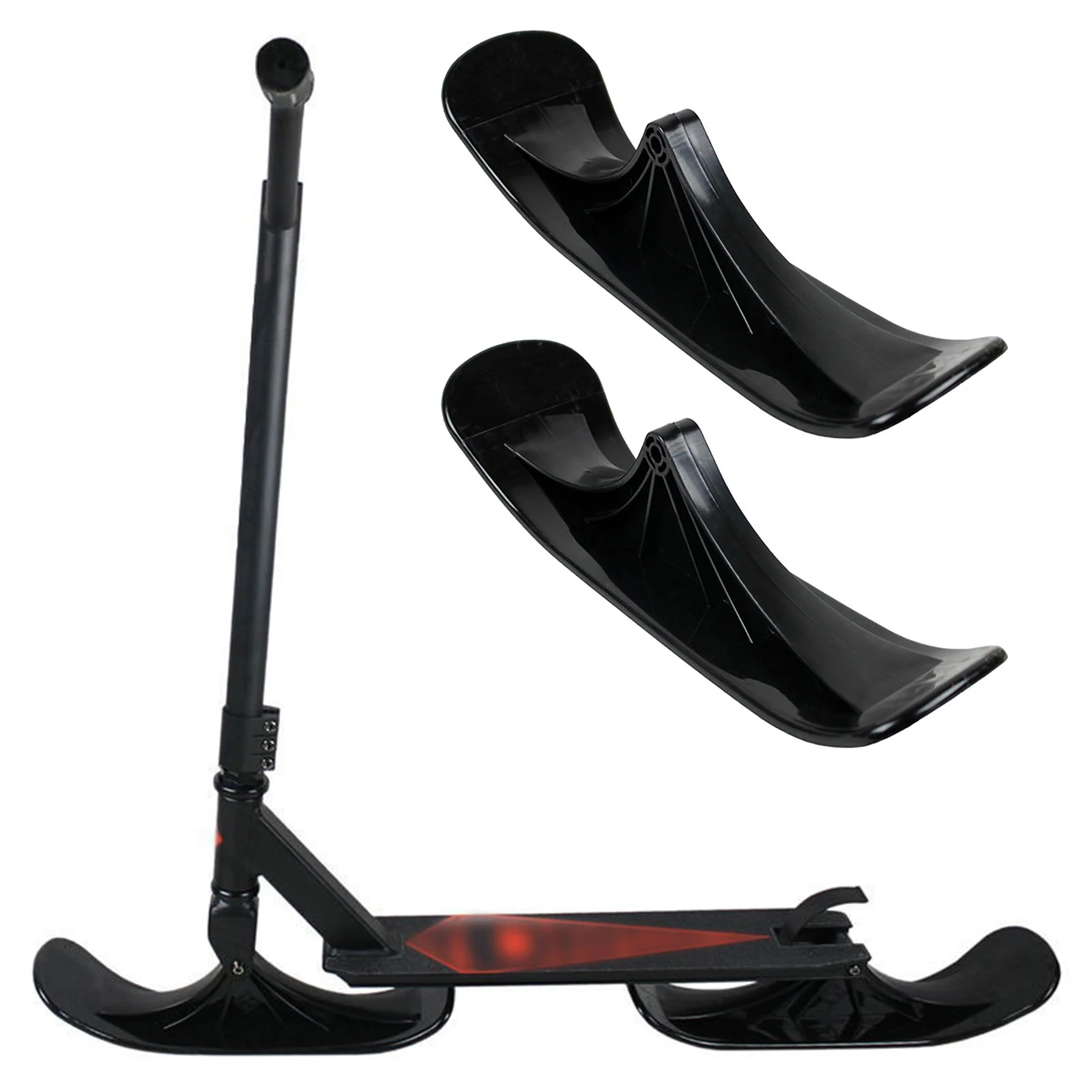 2 шт. набор для конверсии лыжного скутера конвертера лыжная стойка сани колесо