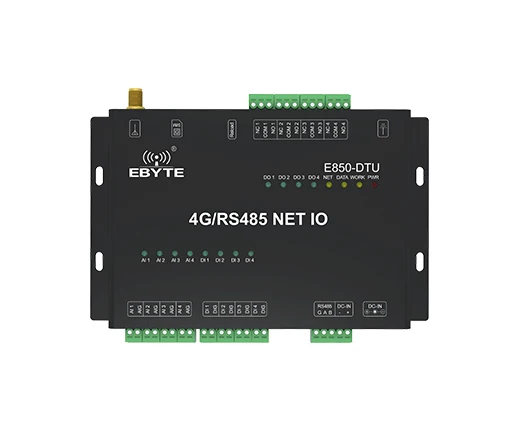 

E850-DTU（4440-4G）RS485 Interface 12-channel Network IO Controller 4 Analog Inputs 4 Relay Outputs Modbus TCP RTU Protocol