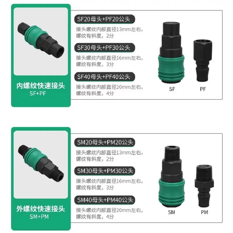 Пластиковые стальные C образные пневматические фитинги для полиуретановой трубы