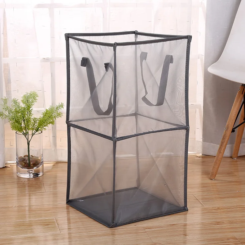 Складная корзина для хранения одежды коробка игрушек волшебная Двухуровневая