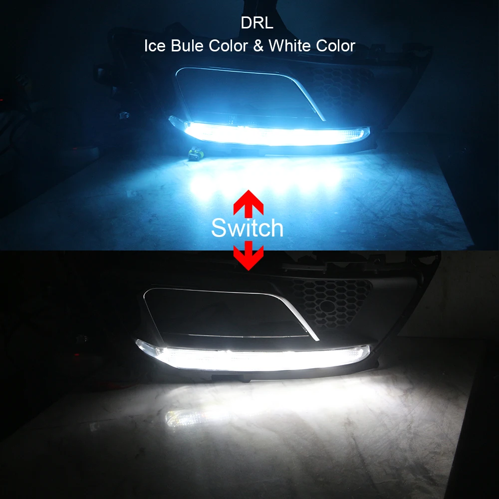 Cawanerl Противотуманные фары Дневные Фары Светильник DRL Дневной светильник 12V для