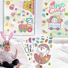 1 шт., декоративная наклейка на стену с изображением кролика и яичницы