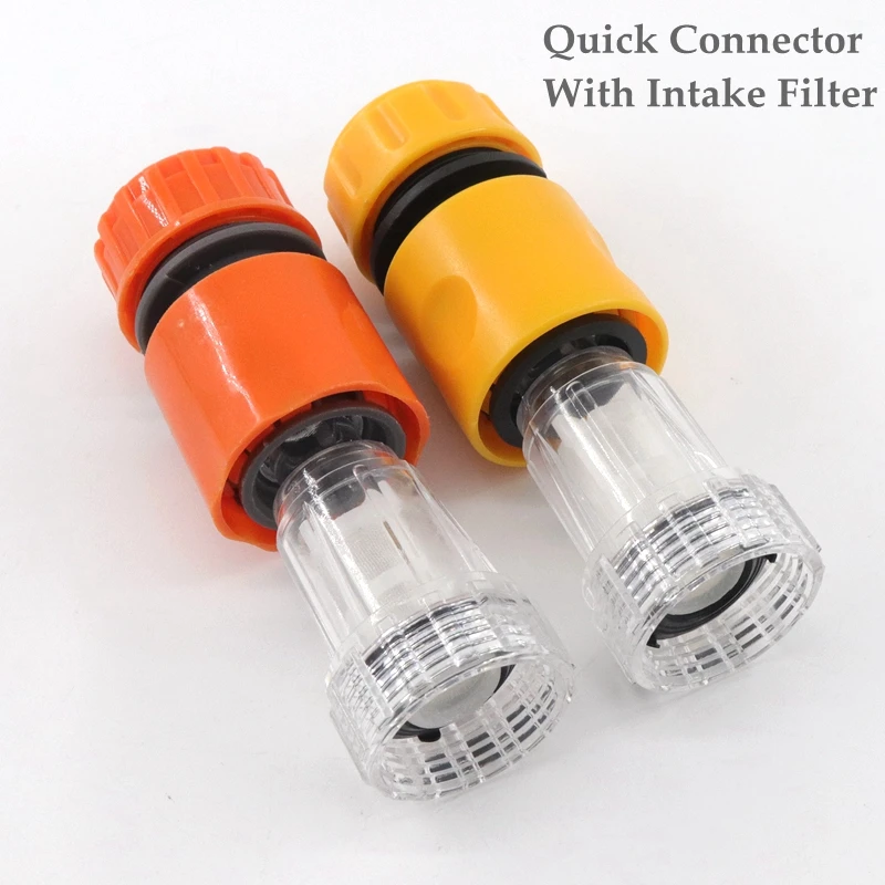 

Car Washing Machine Adapter for High Pressure Washer Water Connector Filter Quick Connection Garden Hose Pipe Fitting