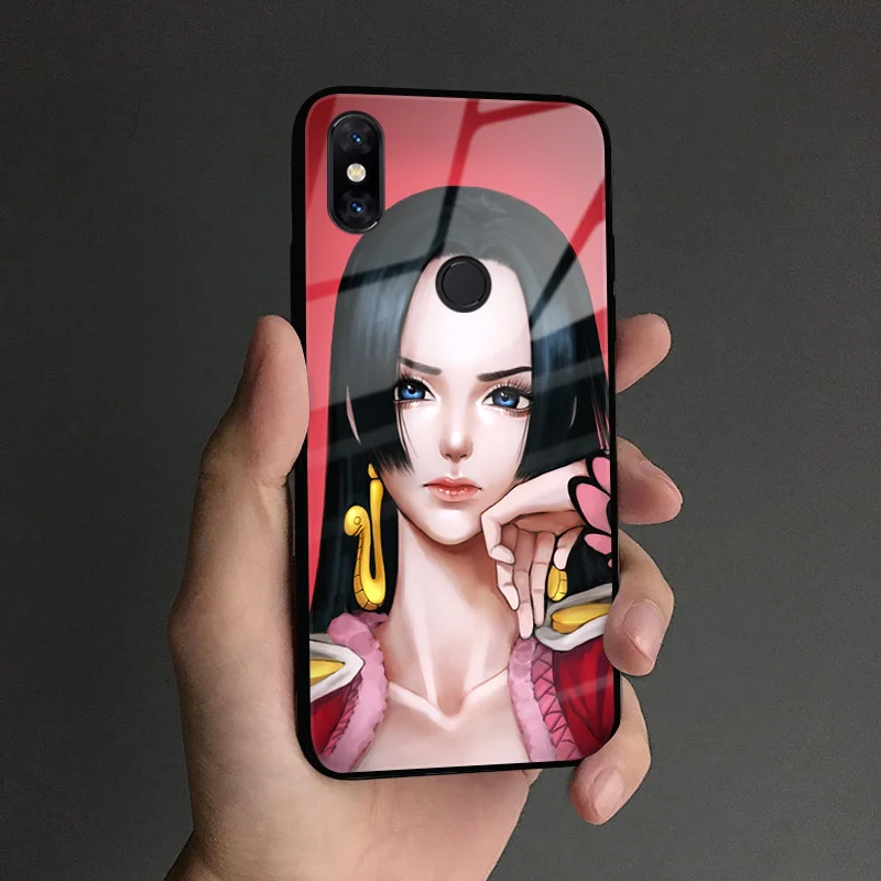 AE 3754 One piece Аниме Луффи Зоро соломенная шляпа мягкий силиконовый стеклянный чехол для телефона для Xiaomi mi 6 8 9 SE mi x 2 2s 3 redmi note 5 6 7 8 pro - Цвет: AE 3754