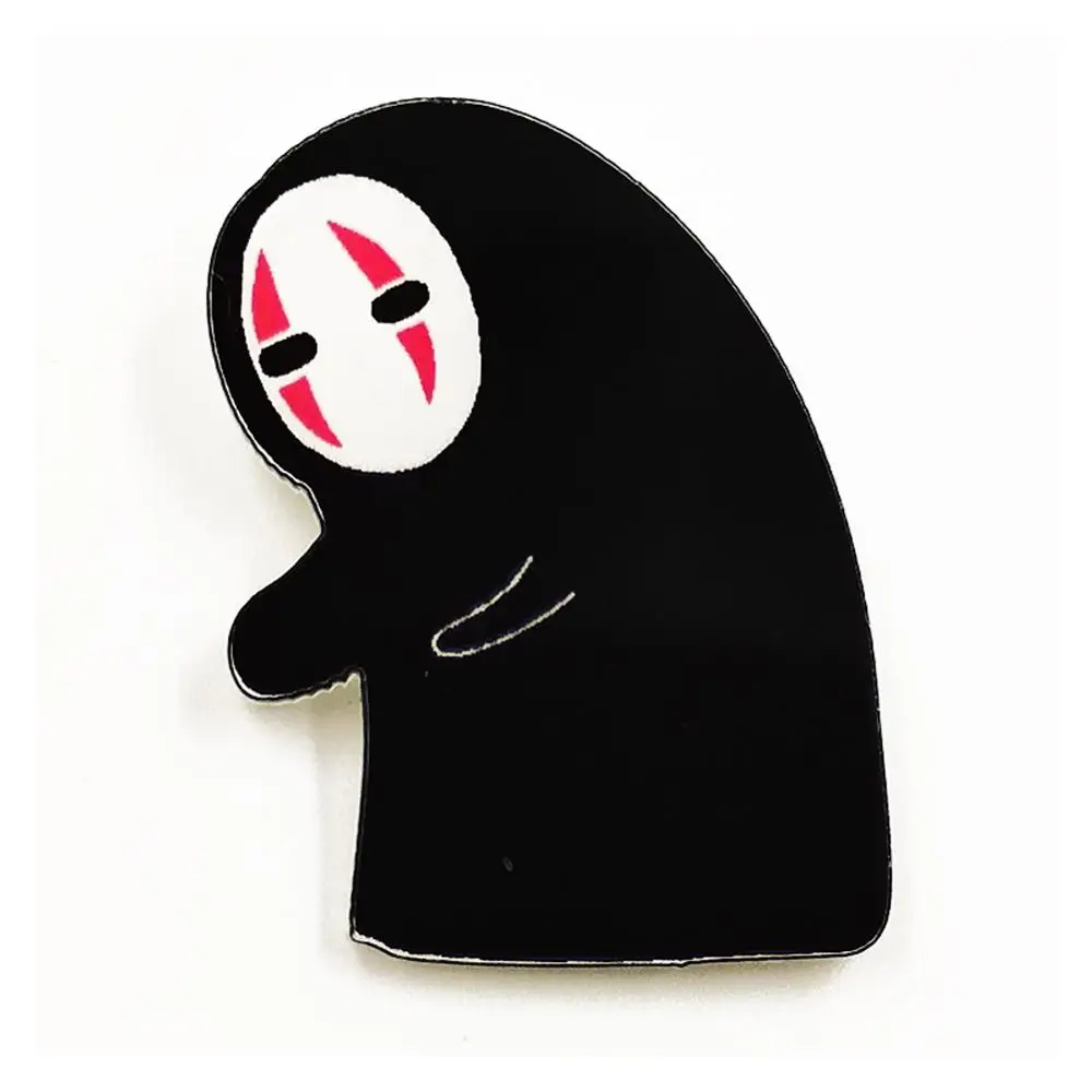 Стильная футболка с изображением персонажей видеоигр Безликий человек брошь