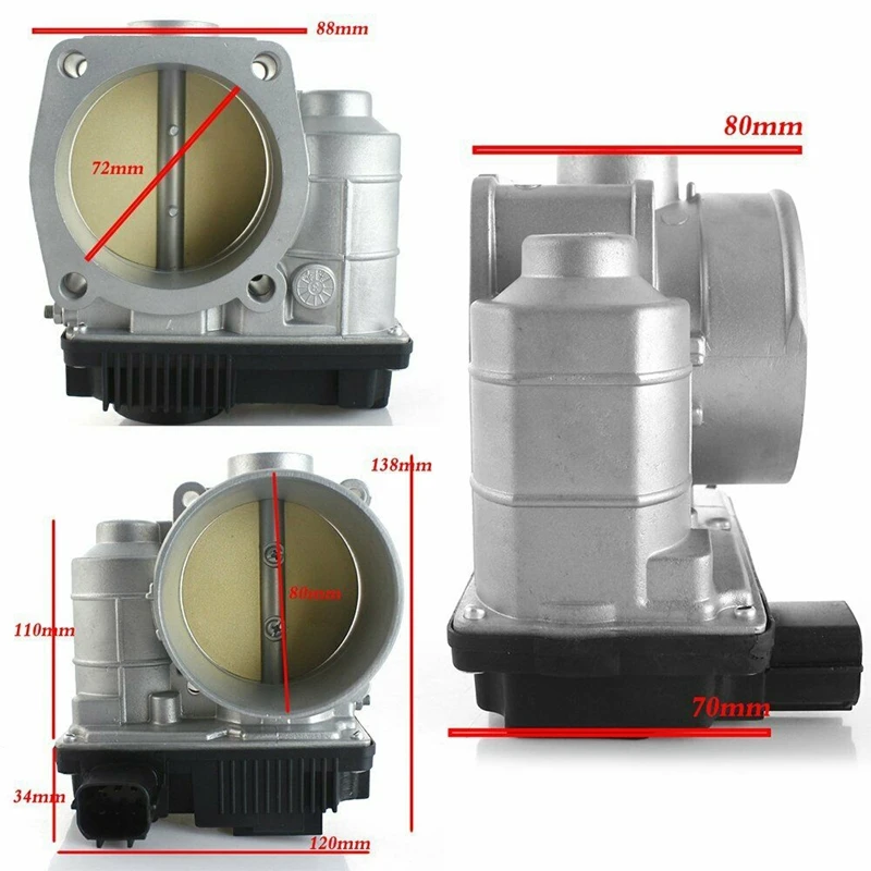 Новый корпус дроссельной заслонки для NISSAN &amp INFINITI 350Z Altima Maxima FX35 G35 I35 3.5L двигатель