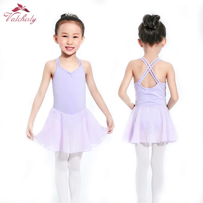 New  Ballet Tutu Dance Costume  Lavender Ballet Leotard Dress  for kids and Girls