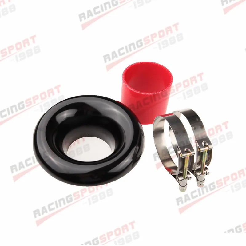 

3" UNIVERSAL BLACK VELOCITY STACK FOR COLD / RAM ENGINE AIR INTAKE / TURBO HORN