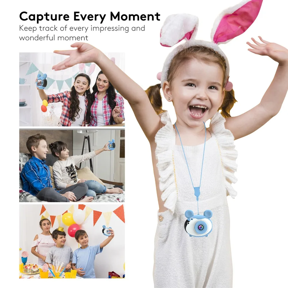 ThiEYE Kiddy 2 детская мини-камера детские развивающие игрушки для детей подарки подарок на день рождения цифровая камера 1080P проекция
