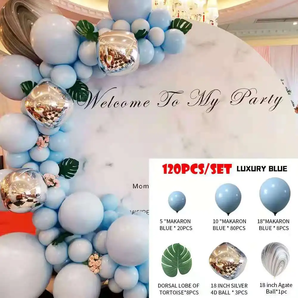 

Надувной венок с воздушными шарами, детское украшение для душа, украшение для дня рождения мальчика и девочки, украшение для вечерние НКИ и ...