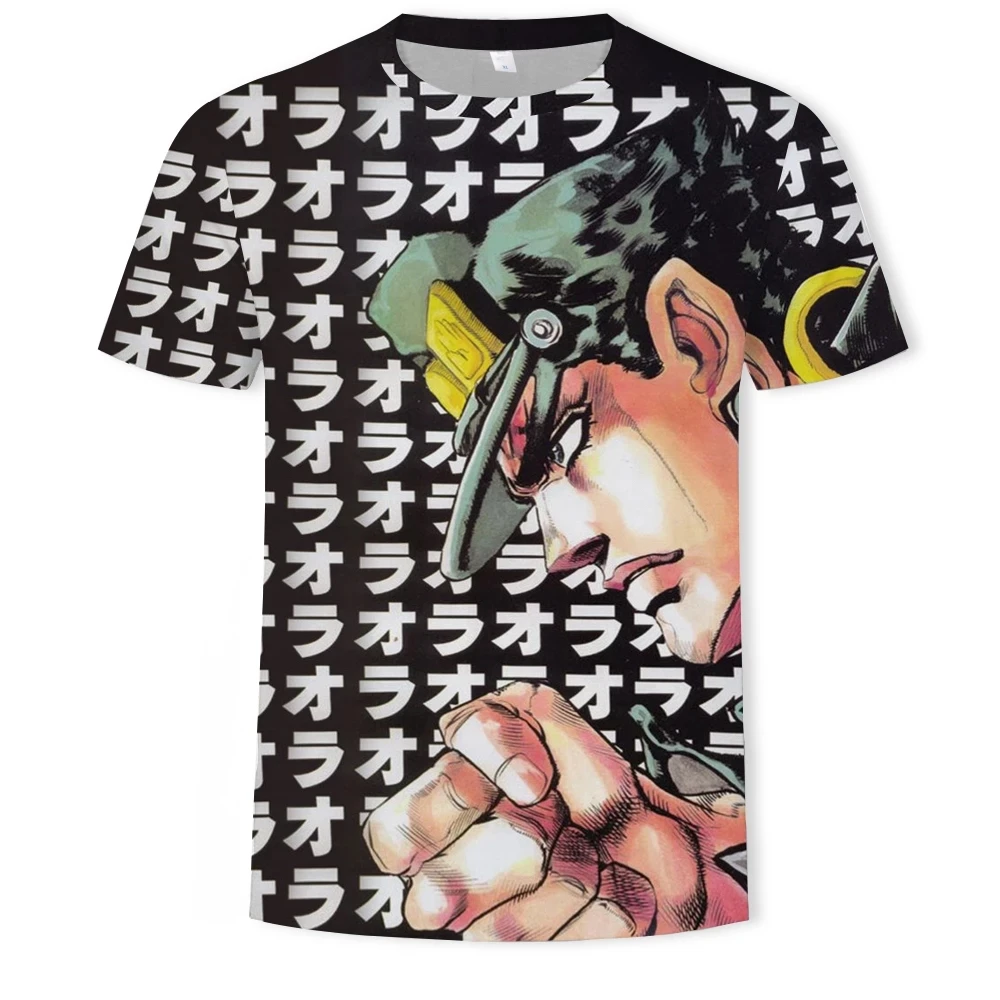 

Summer fashion men's T-shirt 3D animation printing casual T-shirt vitality clothing Asian size S-6XL men's T-shirt