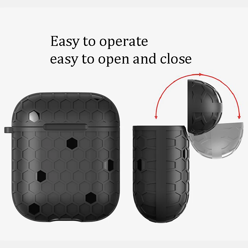 Сетчатый силиконовый чехол для Apple гарнитура для AirPods аксессуары беспроводные Bluetooth наушники мягкий чехол для iPhone AirPods чехол