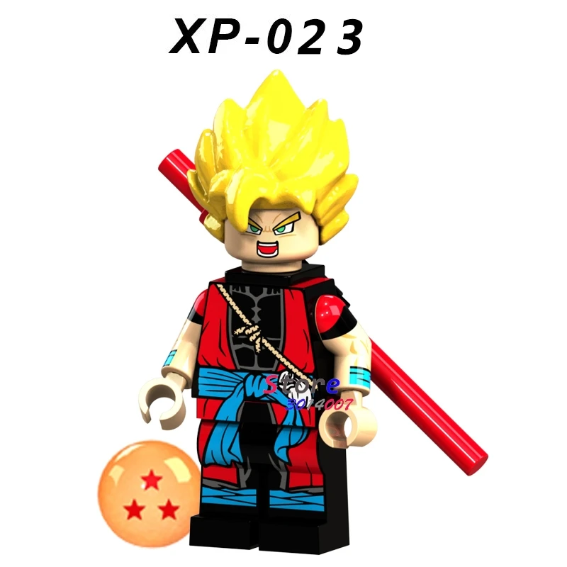 XP023 Один строительный конструктор Dragon Ball Z Goku Gotenks Torankusu Tien Shinhan Android 18 лазурит Коллекция игрушек для детей - Цвет: XP023