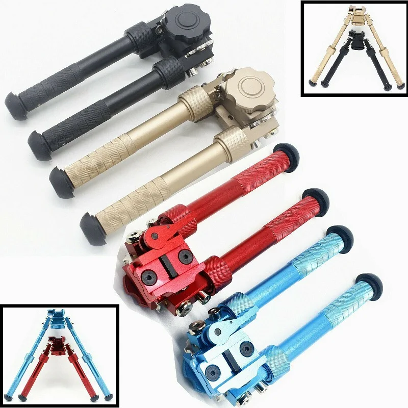 

Outdoor 360Rotating bipod metal tactical red dot sight water gun holder can be retracted and mounted directly on a 20mm rail