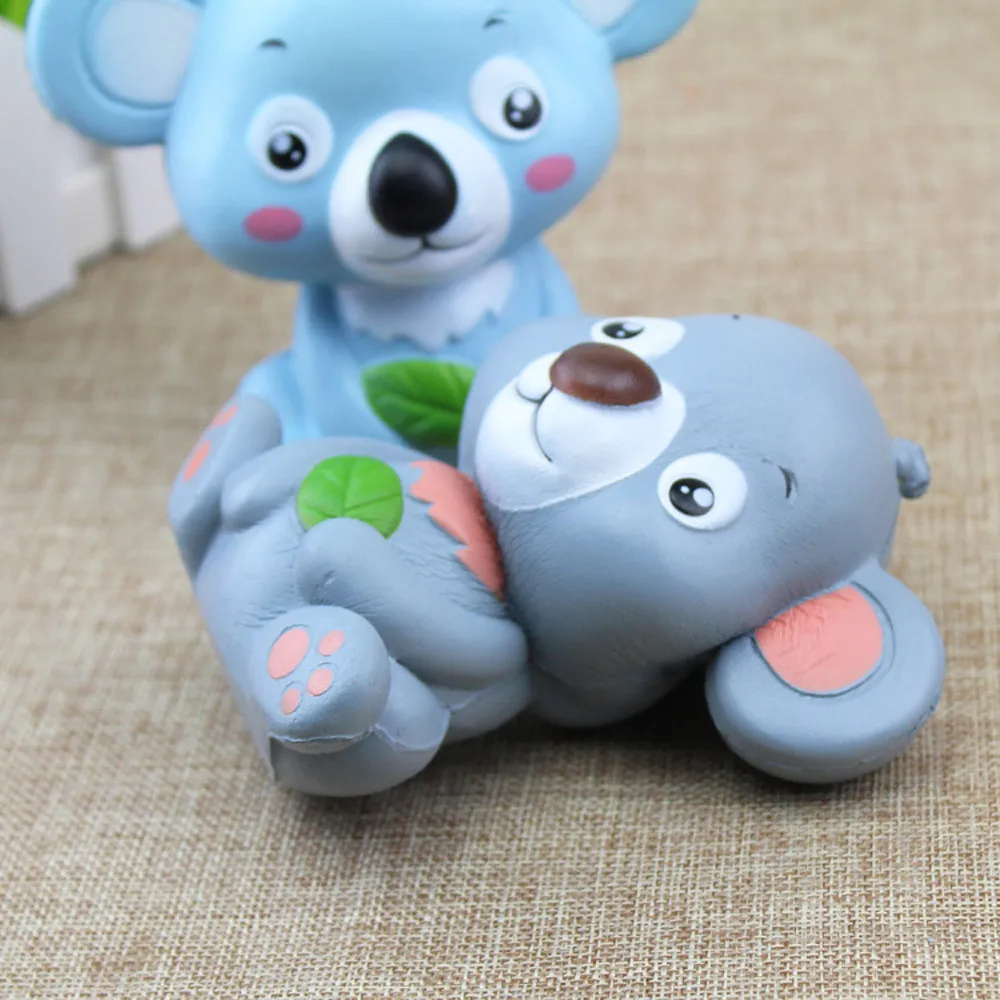 12cm Simulation Cute Koala Cream Scented Toy Slow Rising Squeeze Strap Kid Toys Gift PU антистресс для рук L1223 | Игрушки и