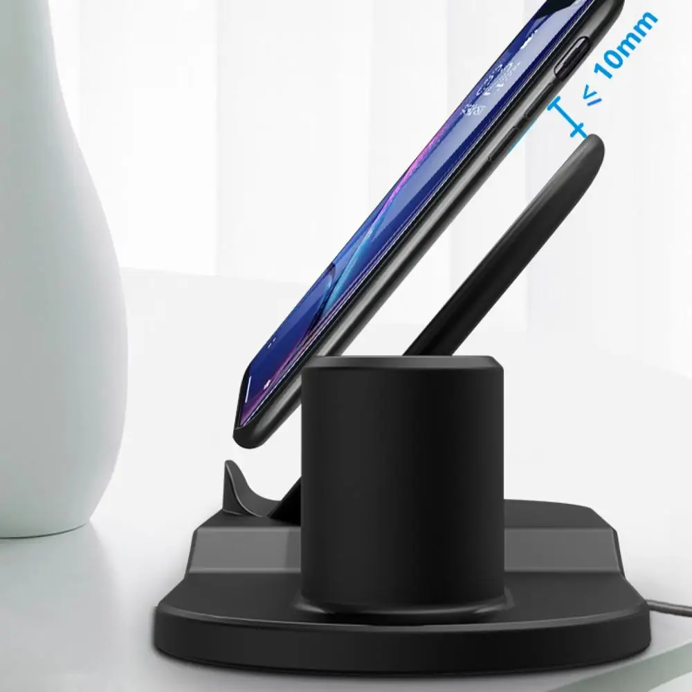 Беспроводное Автомобильное зарядное устройство 15 Вт Apple Watch зарядная подставка