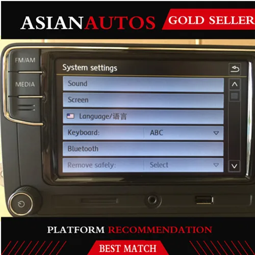 RCD330G Plus RCD330 6 5 дюйма MIB радиоприемник для VW Passat Polo Golf Jetta CC Tiguan автомобильное радио