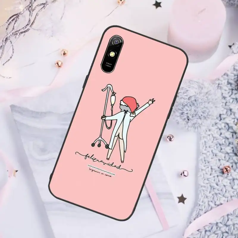 

Cartoon Medicine Doctor Nurse Phone Case For Xiaomi Redmi note 7 8 9 pro 8T 9A 9S Mi Note 10 Lite pro