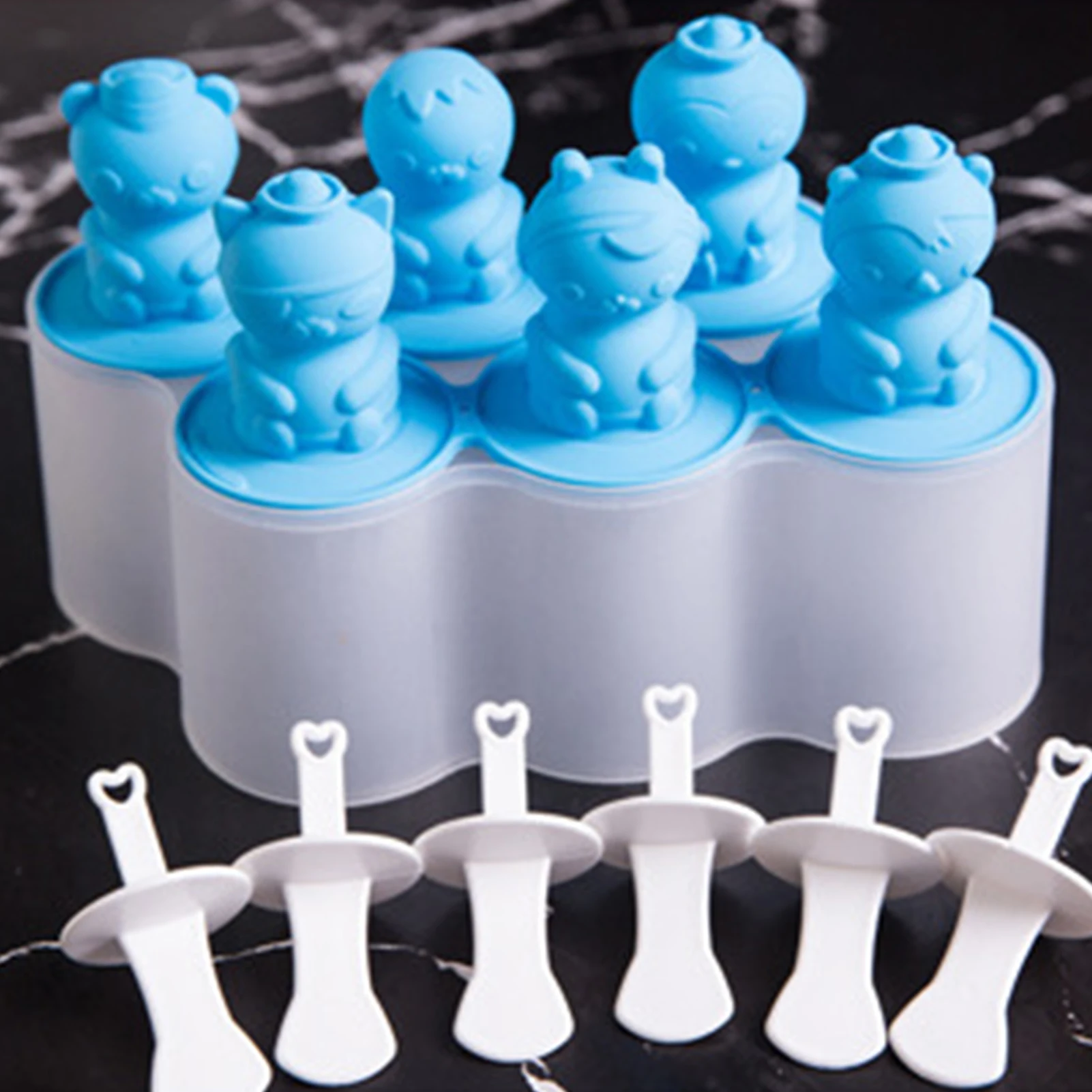 Форма для мороженого из пищевого силикона креативная безопасная и без запаха