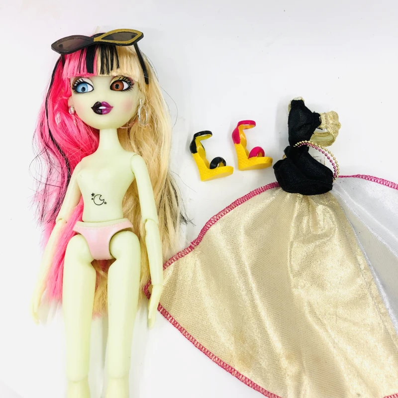 3D глаза модная фигурка BratzDoll Волшебная девочка и красивая одежда нарядная игрушка лучший подарок