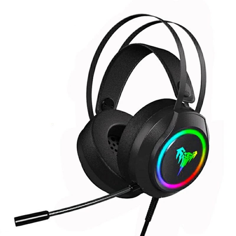 

Gaming Headset With Mic Noise Canceling Dynamic Sensory 7.1 Surround Sound Soft Memory Foam RGB Light Headset For PC Laptop Mac