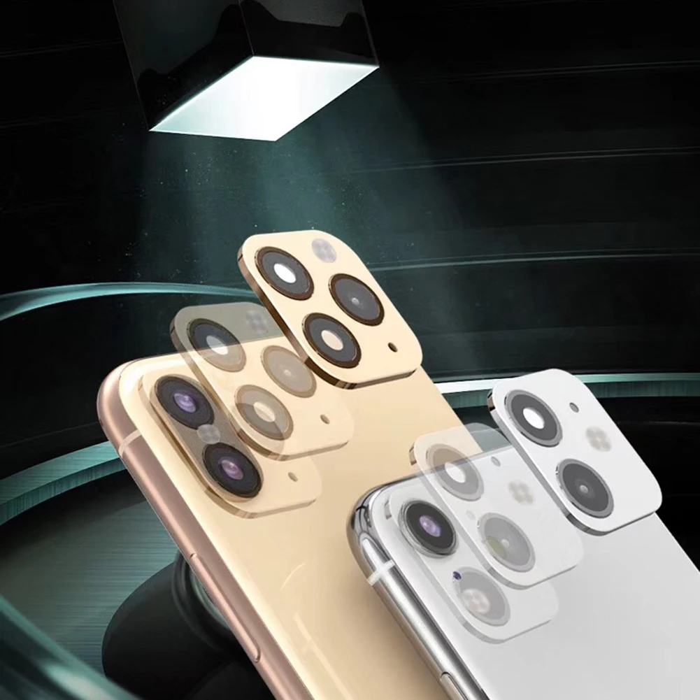 Закаленное стекло для iPhone 11 Pro крышка объектива камеры X XS MAX задняя из титанового