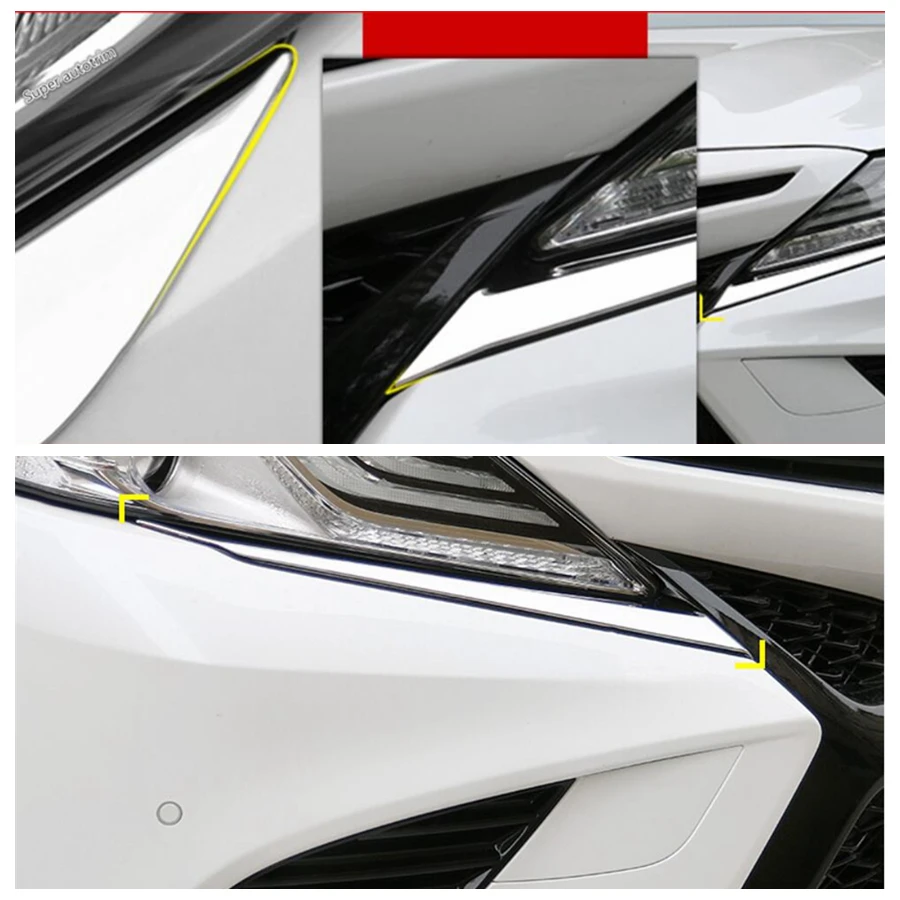 Передние Налобные фонари Lapetus лампа накладка на веко рамку для бровей отделка 2