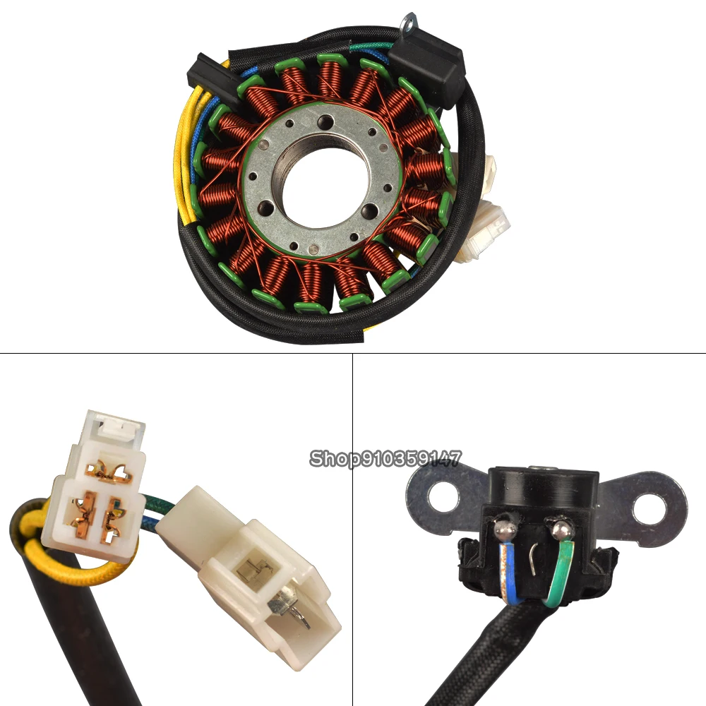 

Катушка статора зажигания для Hyosung 32101HN9101, GT650 / R 05-17, ST7 Carb 10-16, GV650 Carb 05-09/12-17, GT650X Special Edition 08
