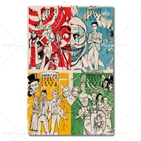 vintage tin signs american horror story apocalypse freak show illutration metal sign poster retro art plaque wall decor