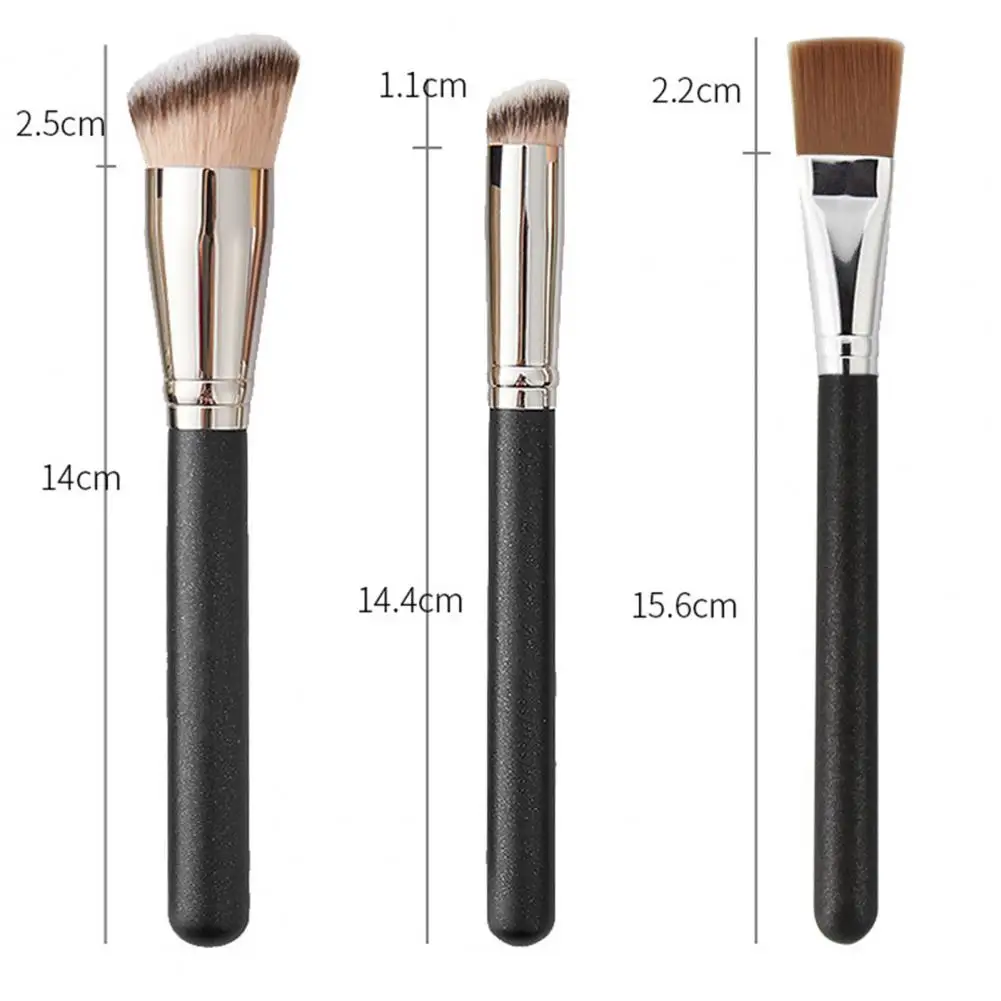 

Makeup Brush Wear-resistant Strong Grasping Power Artificial Fiber Foundation Concealer Facial Masque Brush for Gifts