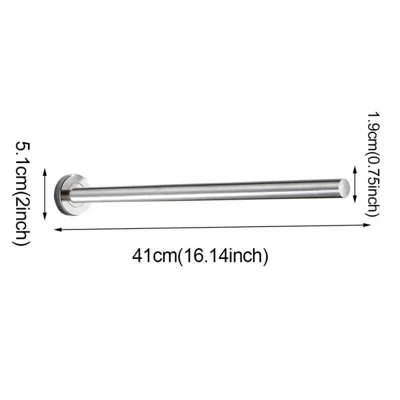 

Easy Install Groove 304 Stainless Steel Vertical Bar Rail Hanging Holder Wall Mount Home Kitchen Brushed For Bathroom Towel Rack