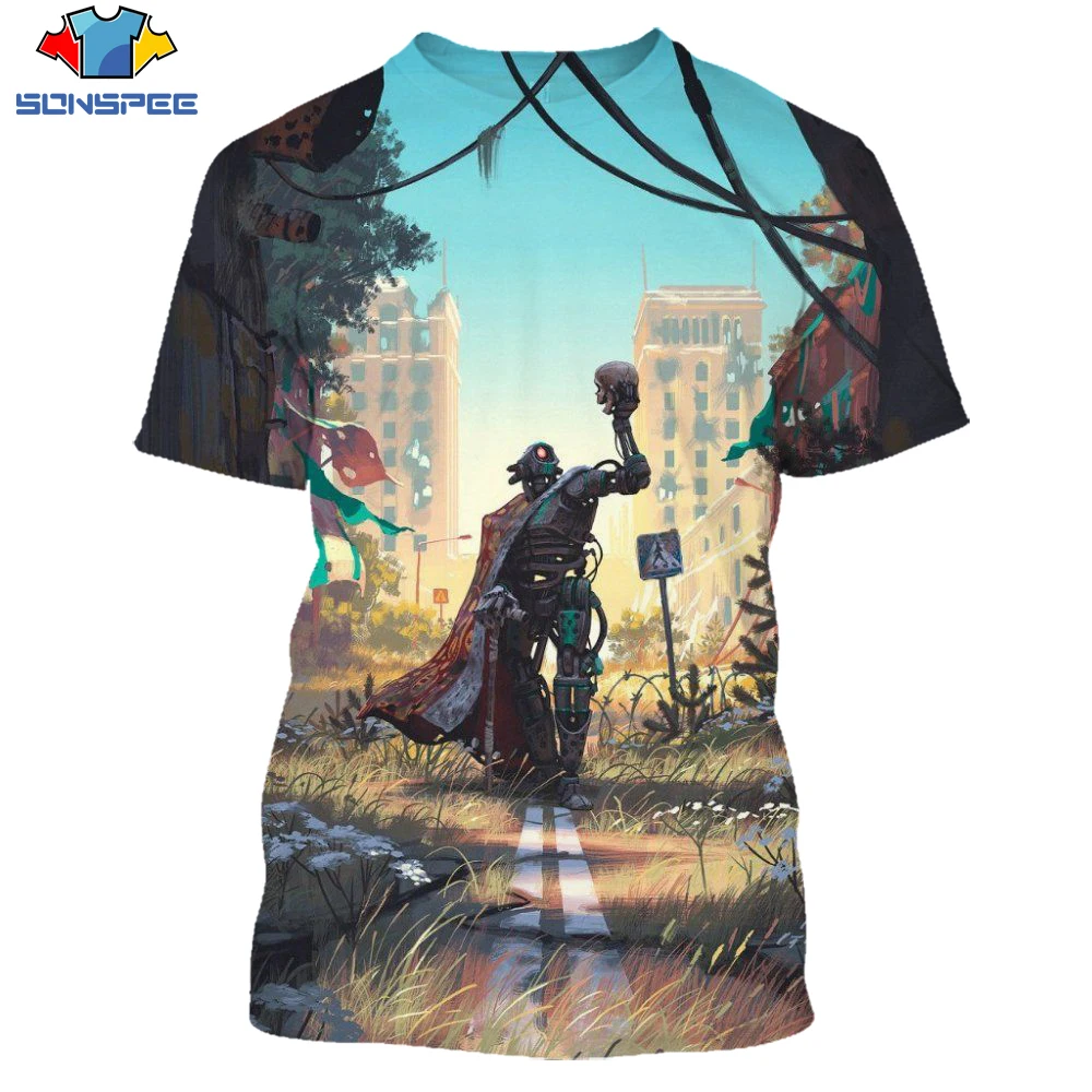 

SONSPEE Summer Tee Graffiti Art Unisex Casual 3D Print Style 2021 Men Top Pullover Harajuku T-shirt Novelty Streetwear Fashion