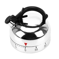 kettle shape kitchen tool gadgets cooking reminders tools countdown alarm reminder 60 minutes kitchen timer mechanical timer