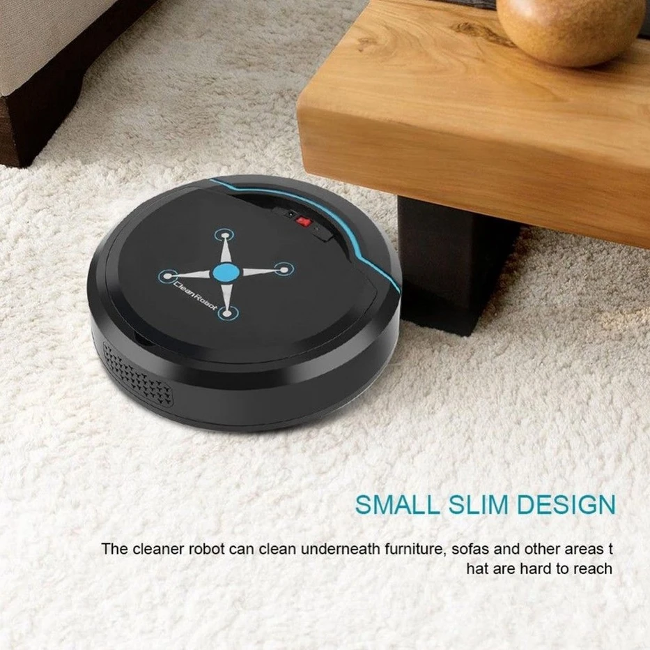 

Robot Vacuum Cleaner Automatic Intelligent Floor Cleaning Home Sweep and mop USB Charging Dirt Dust Hair vaccum cleaner for home
