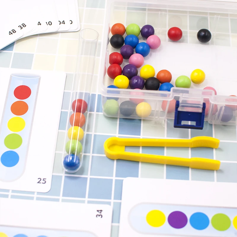 

Wooden Beads Game Montessori Educational Early Learn Children Clip Ball Puzzle Preschool Toddler Toys Kids For Children Gifts