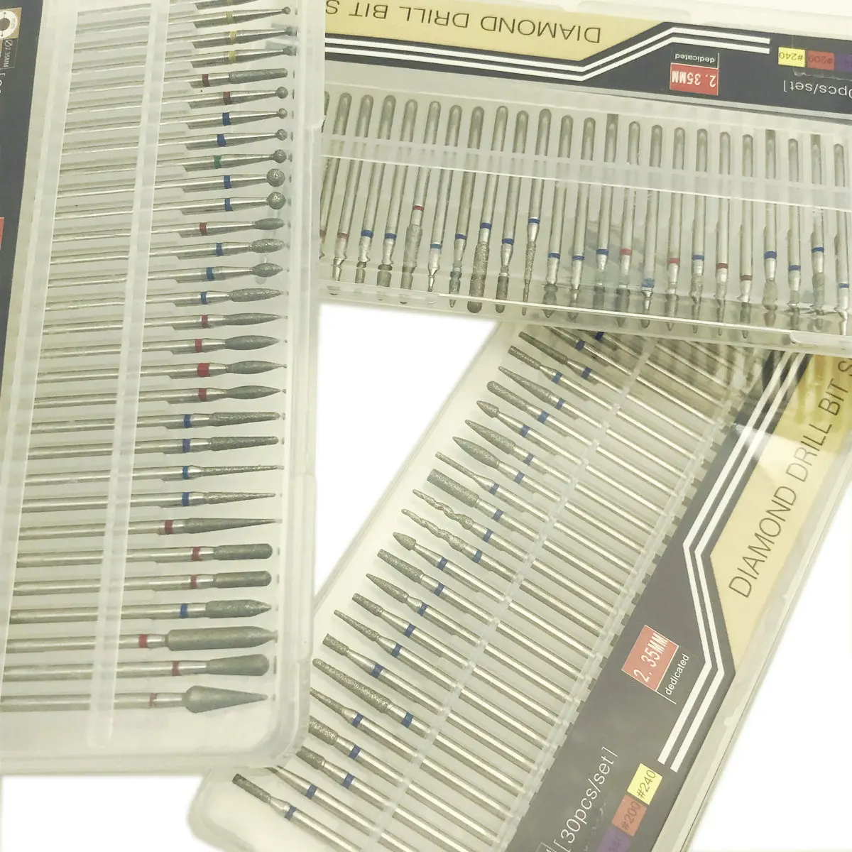 Новый 30 шт./компл. зубные Алмазные Боры сверла для ногтей фреза роторный Бур