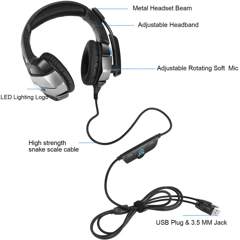 Игровая гарнитура PS4 casque Gamer Гарнитура XBox one игровые наушники для компьютера с