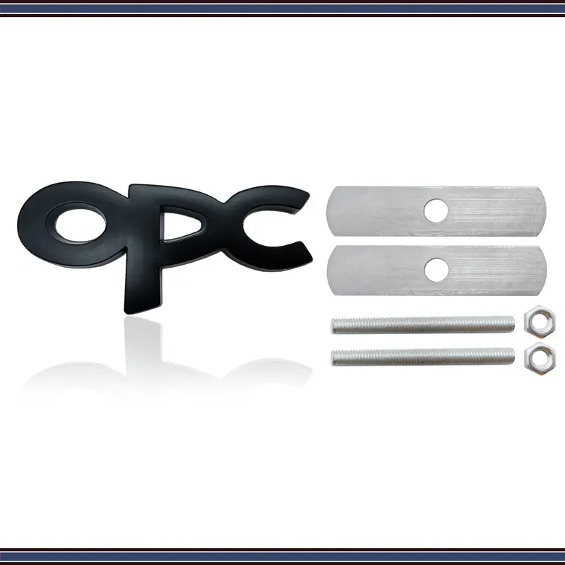 Металлическая 3d-эмблема с логотипом OPC для автомобильного бокового брызговика Opel