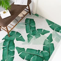 Home Carpet Door Rug PVC Silk Loop Rugs Nordic Minimalist Anti-Slip Indoor Entrance Kitchen Bathroom Foot Pad Custom Size