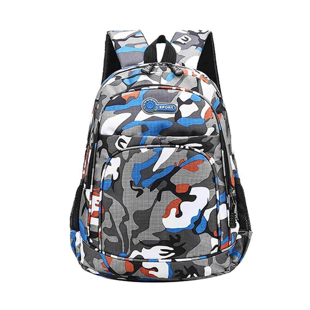 2 Размеры камуфляж Водонепроницаемый школьные сумки для мальчиков и девочек