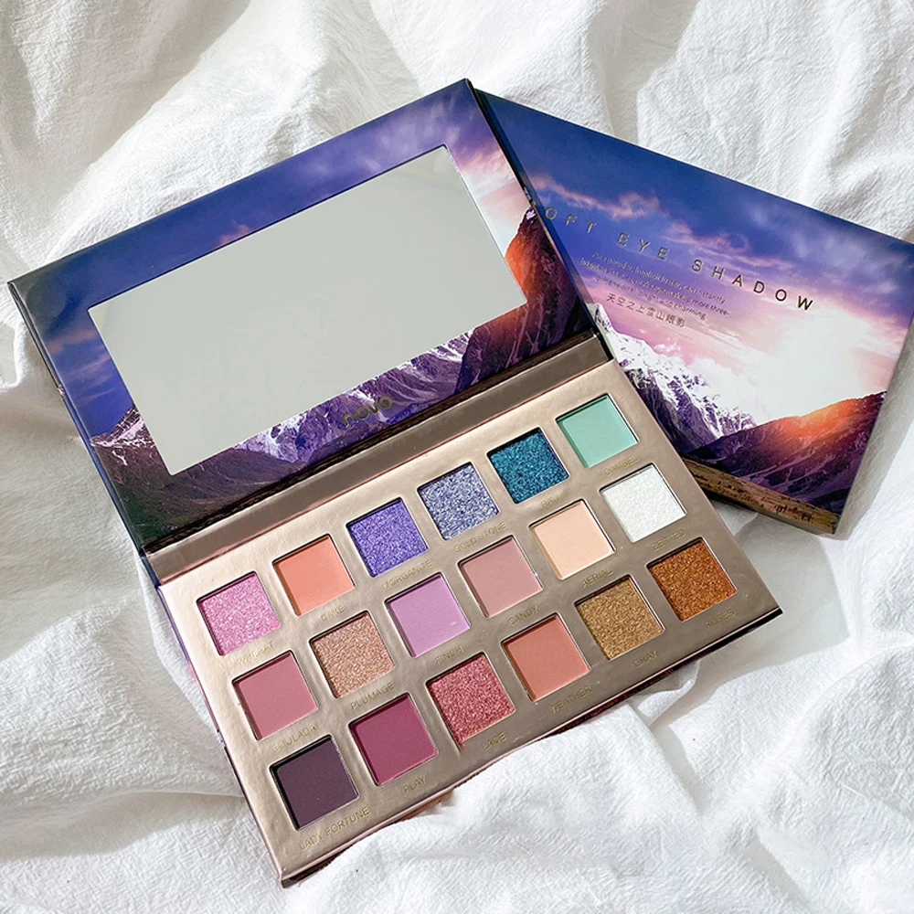 НОВО новый 18 Цвет Рид ледник тени для век Водонепроницаемый Стойкий матовый