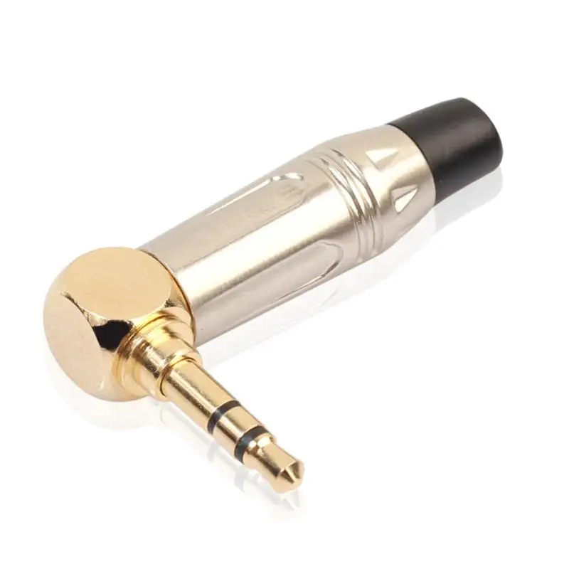 L образный 3 5 мм штекер стерео аудио конвертер адаптер 90 градусов прямоугольный