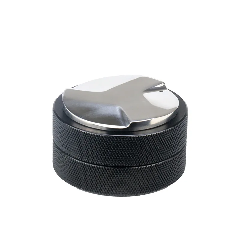 

Stainless Steel Coffee Distributor 51mm Adjustable Section 53mm Triple Coffee Distributor Flat Bottom Powder Press Thread Bottom