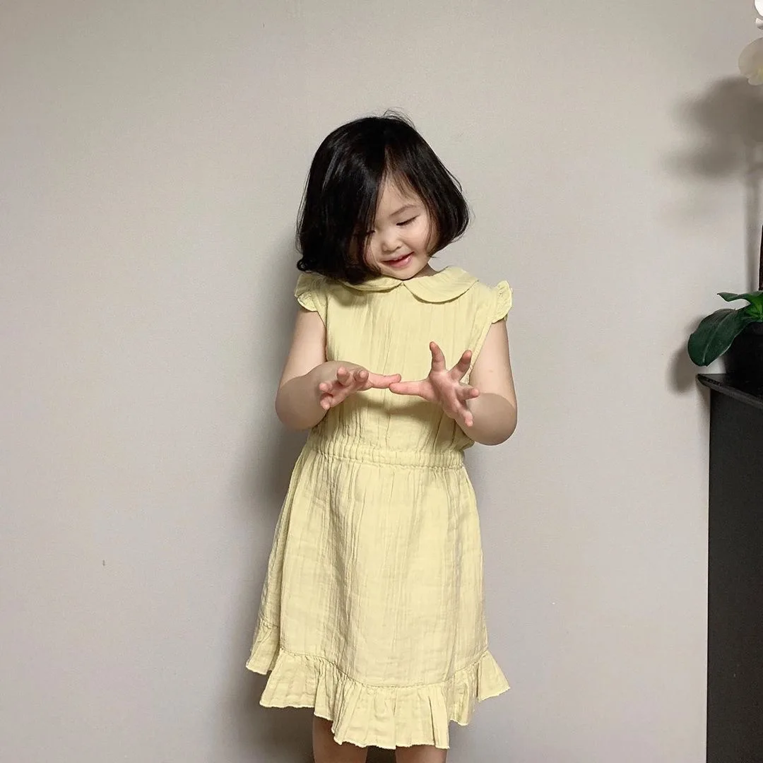 

2020 Spring Summer Kids Dresses for Girls Vestidos Tutu Dress Dress Elegant Cotton Dress BOHO dresses Baby Girl Clothes