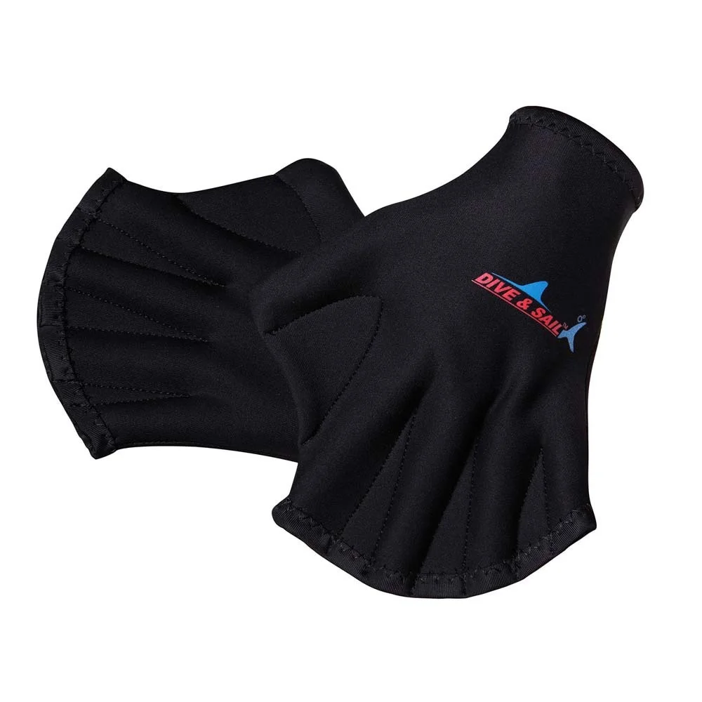 

1Pair 2mm Neoprene Adult Swimming Gloves Black Webbed Diving Training Snorkeling Paddle Surfing Accessories