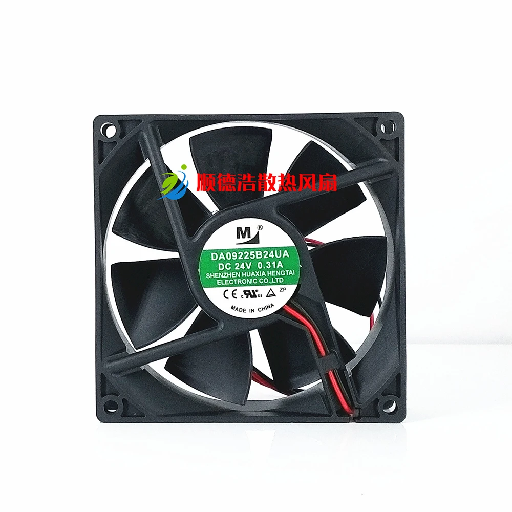 

M DA09225B24UA DC 24V 0.5A 92X92X25mm 2-Wire Server Cooling Fan
